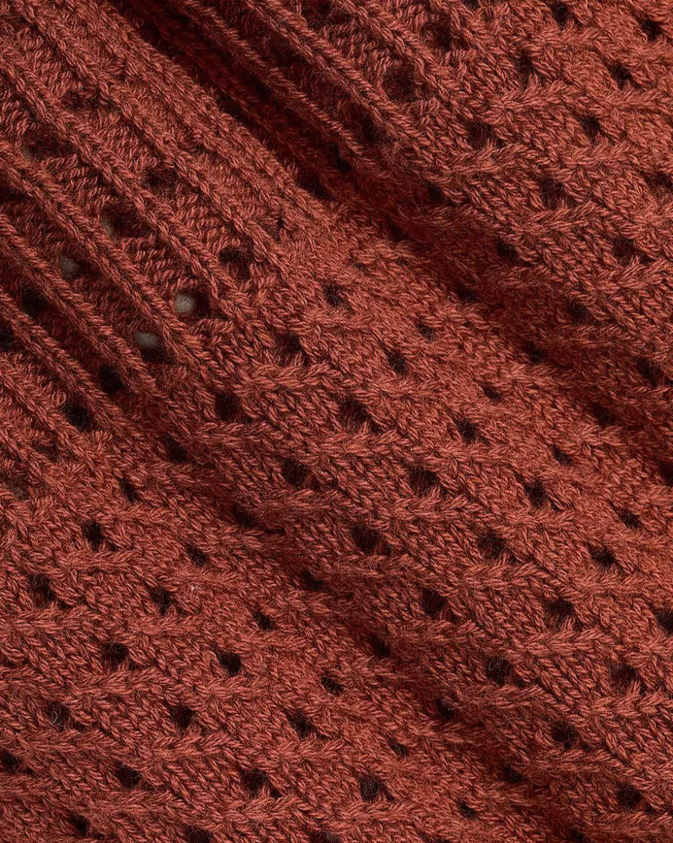 Sleeveless Short Crochet Sweater