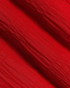 Sleeveless V-Neck Maxi Dress in Textured Jacquard