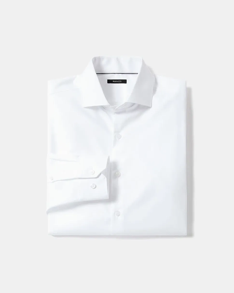 Slim fit Easy-care dress shirt - Wide spread collar