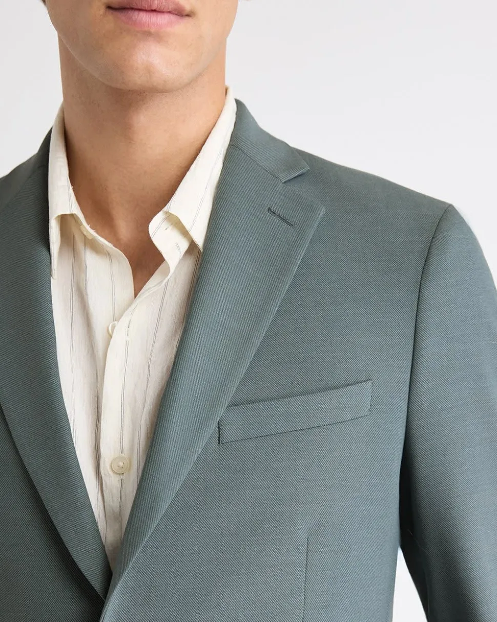 Slim-Fit Agave Suit Blazer