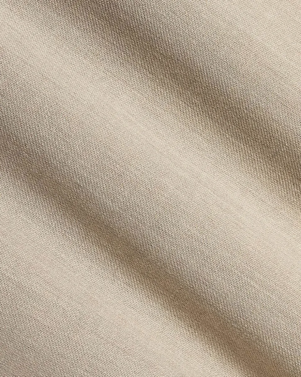Slim-Fit Beige Suit Pant