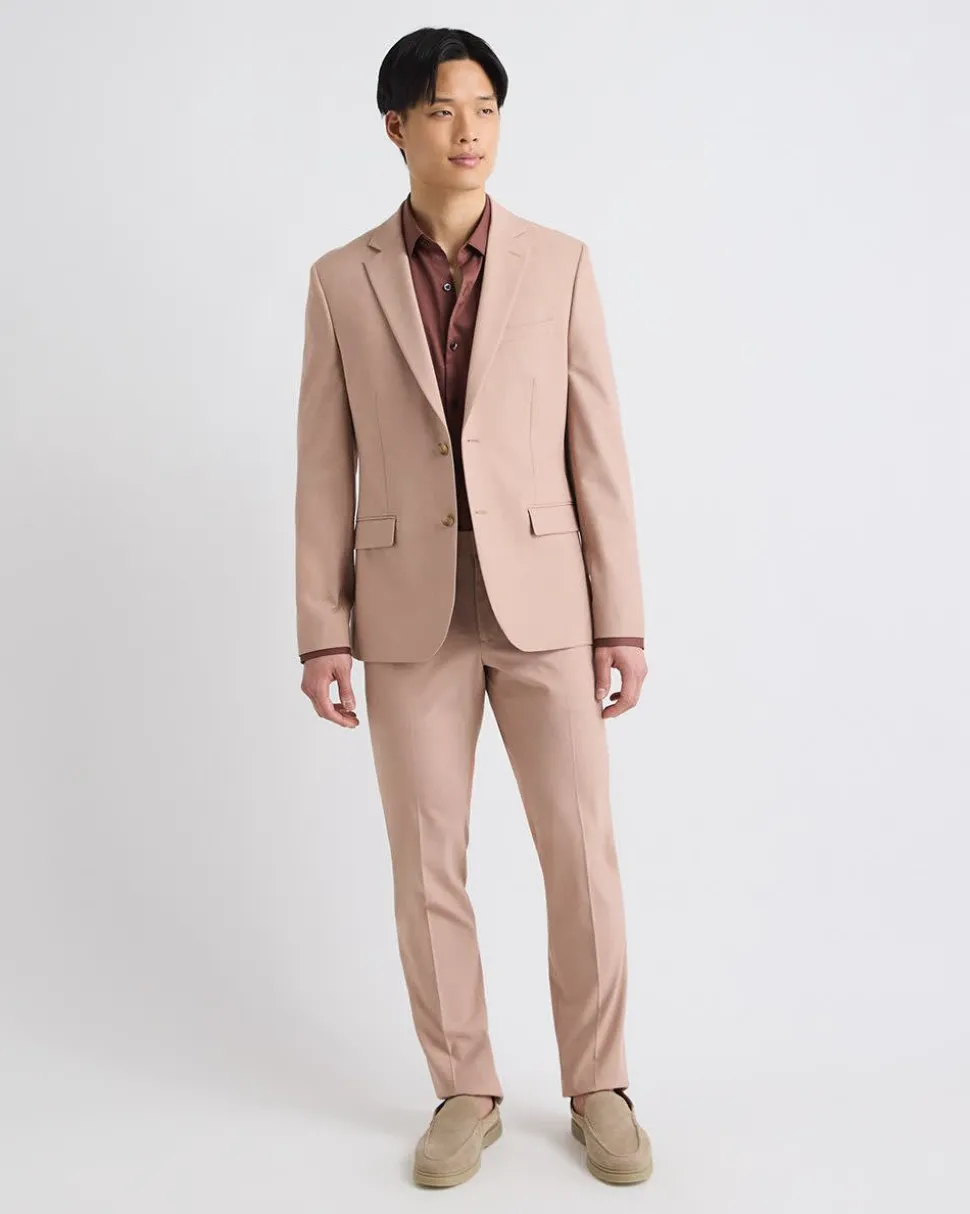 Slim-Fit Blush Pink Suit Pant