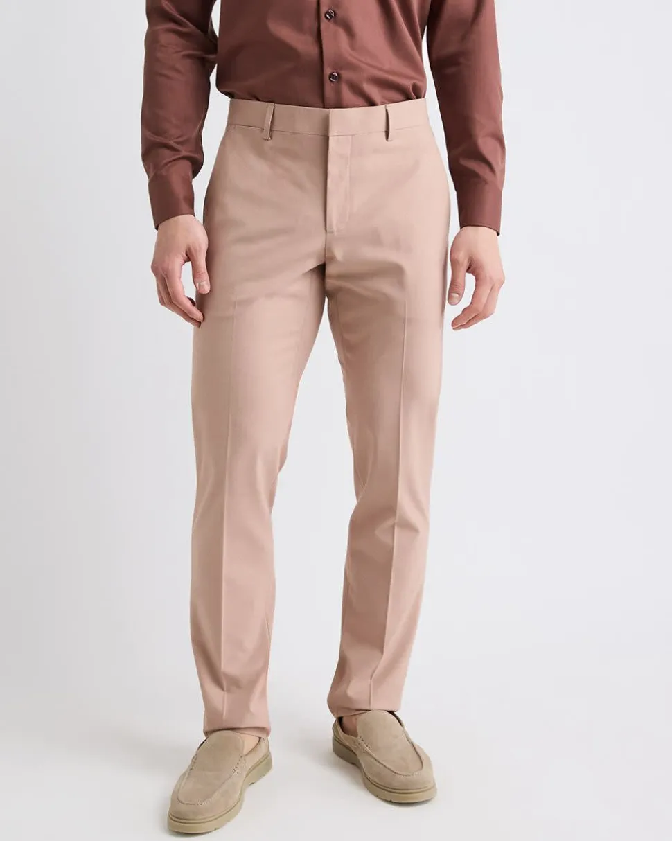 Slim-Fit Blush Pink Suit Pant
