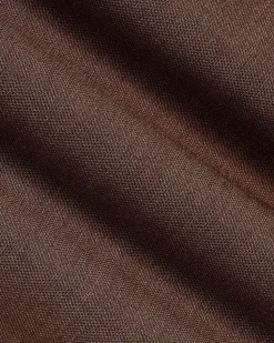 Slim-Fit Brown Suit Pant