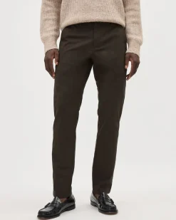 Slim-Fit Brushed-Twill Pant