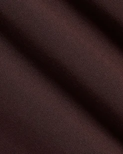 Slim-Fit Deep Berry Suit Pant
