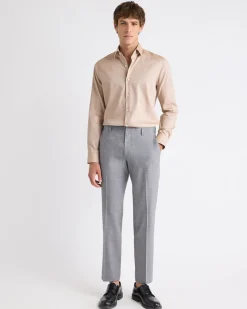 Slim-Fit Dobby Dress Shirt