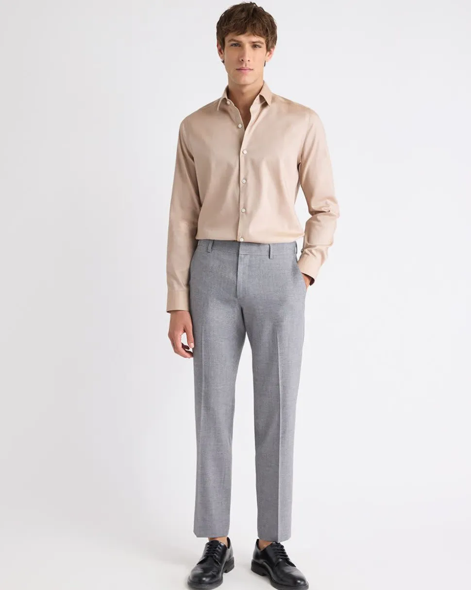 Slim-Fit Dobby Dress Shirt