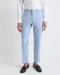 Slim-Fit Light Blue Suit Pant
