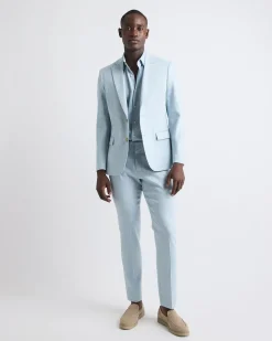 Slim-Fit Linen Suit Pant