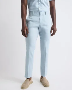Slim-Fit Linen Suit Pant