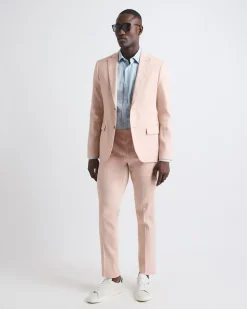 Slim-Fit Linen Suit Pant