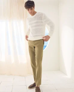 Slim-Fit Linen Suit Pant