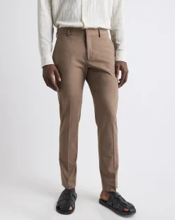 Slim-Fit Rose Taupe Suit Pant