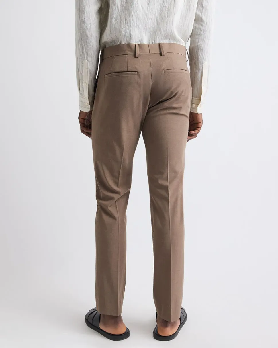 Slim-Fit Rose Taupe Suit Pant