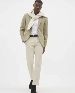 Slim-Fit Textured Knit Blazer
