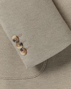 Slim-Fit Textured Knit Blazer