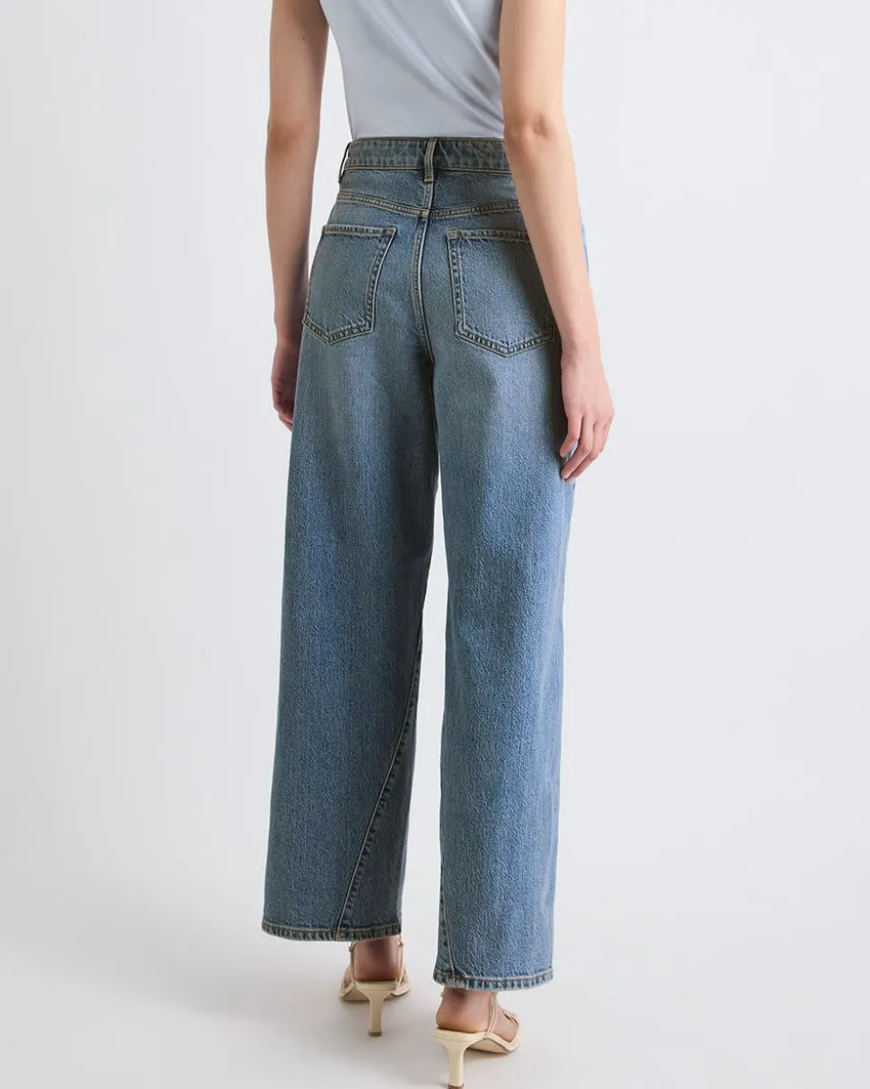 Slouchy Mid-Rise Jeans