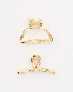 Small Metal Hair Grippers - Set of 2
