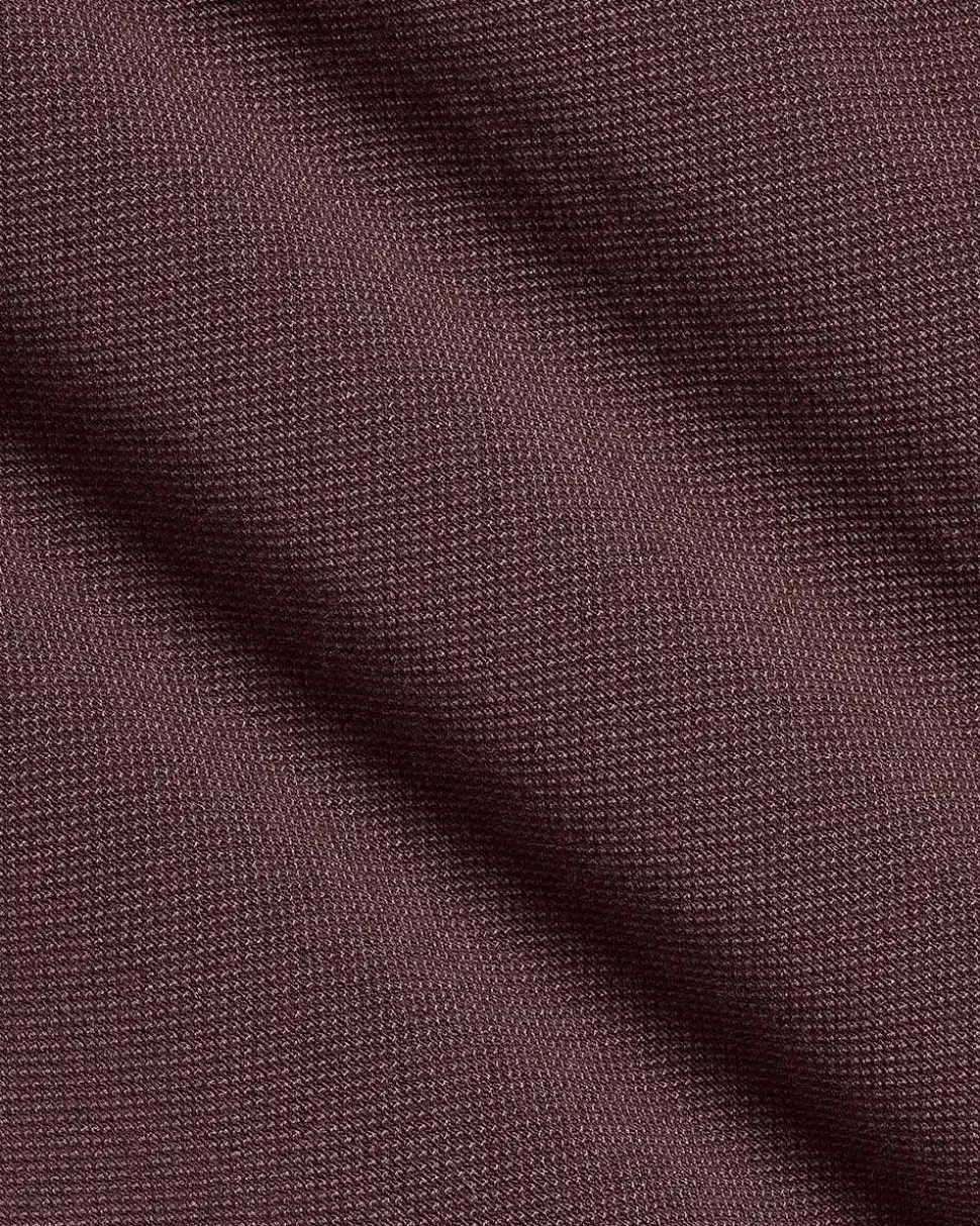 Solid CoolMax (R) Short-Sleeve Polo with Johnny Collar