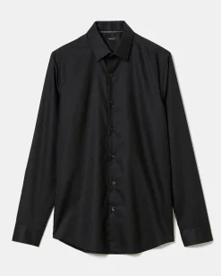 Solid Easy-care Twill Dress Shirt