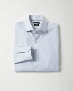 Solid Easy-care Twill Dress Shirt