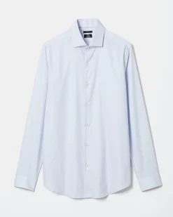 Solid Easy-care Twill Dress Shirt