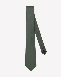 Solid Green Regular Tie