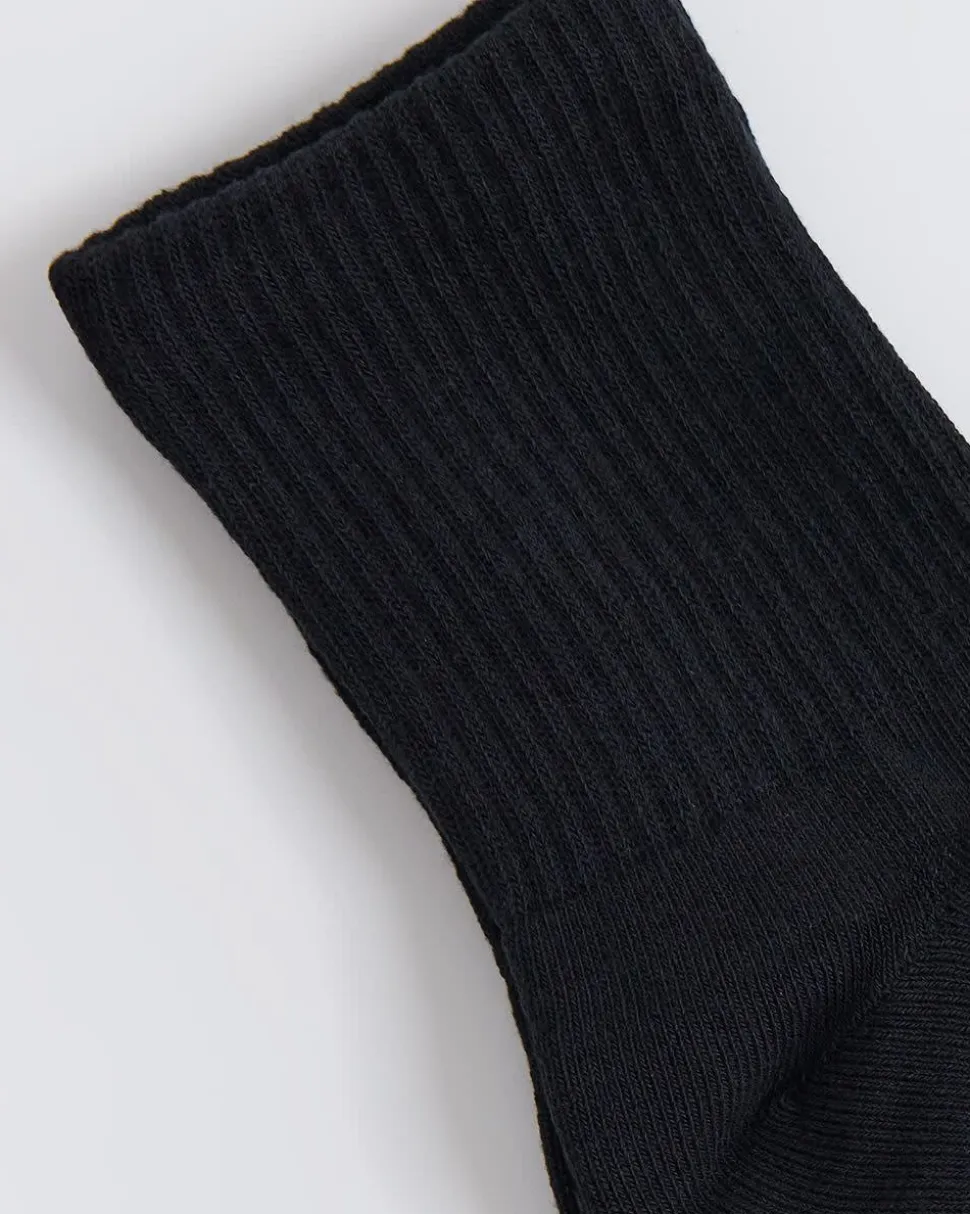 Solid Low Crew Socks