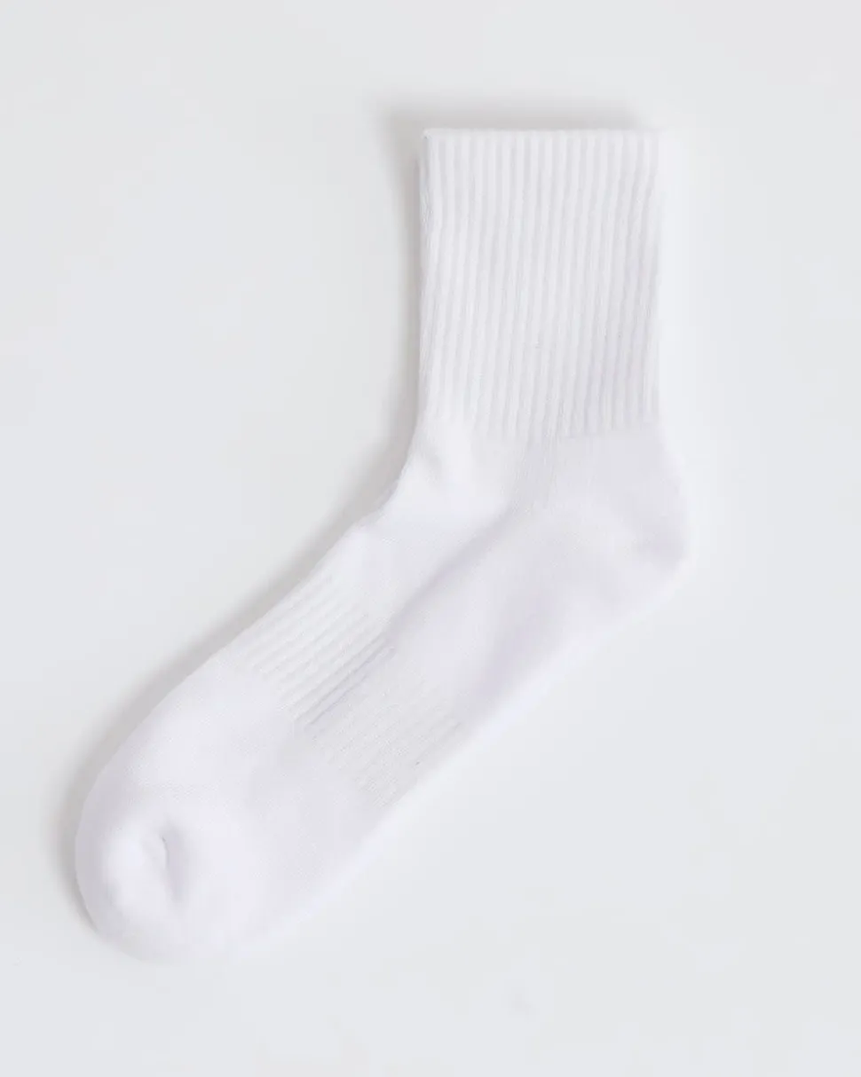 Solid Low Crew Socks