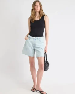 Solid Scoop-Neck Cami with Wide Straps