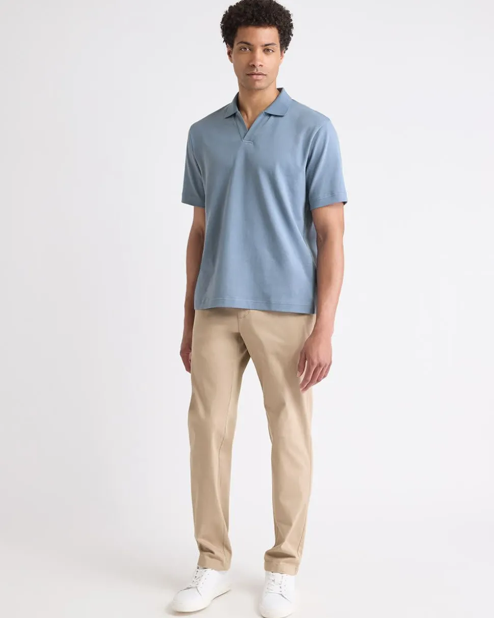 Solid Short-Sleeve Polo