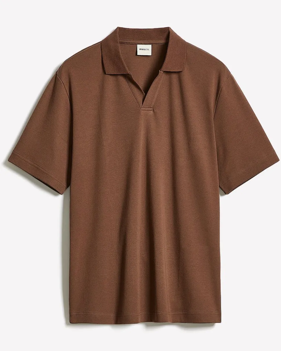 Solid Short-Sleeve Polo