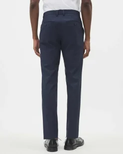 Solid Slim-Fit City Pant