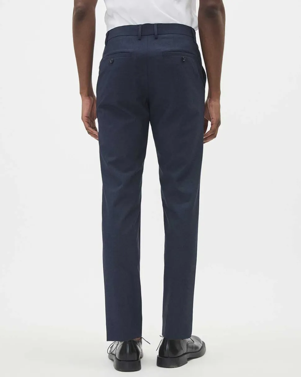 Solid Slim-Fit City Pant