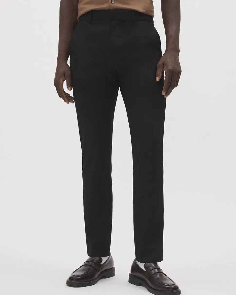 Solid Slim-Fit City Pant