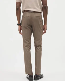 Solid Slim-Fit City Pant