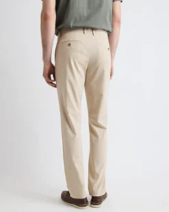 Solid Slim-Fit City Pant
