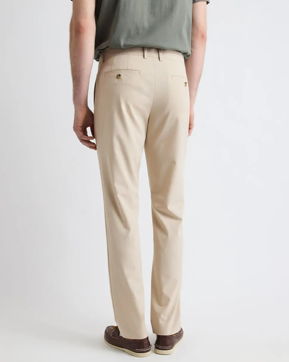 Solid Slim-Fit City Pant