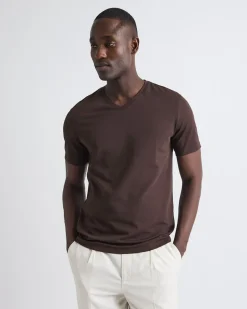 Solid Supima (R) Cotton V-Neck T-Shirt
