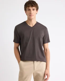 Solid Supima (R) Cotton V-Neck T-Shirt