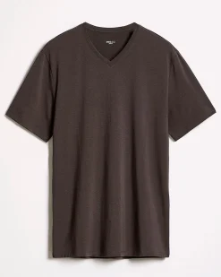Solid Supima (R) Cotton V-Neck T-Shirt