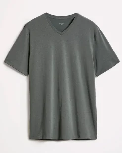 Solid Supima (R) Cotton V-Neck T-Shirt