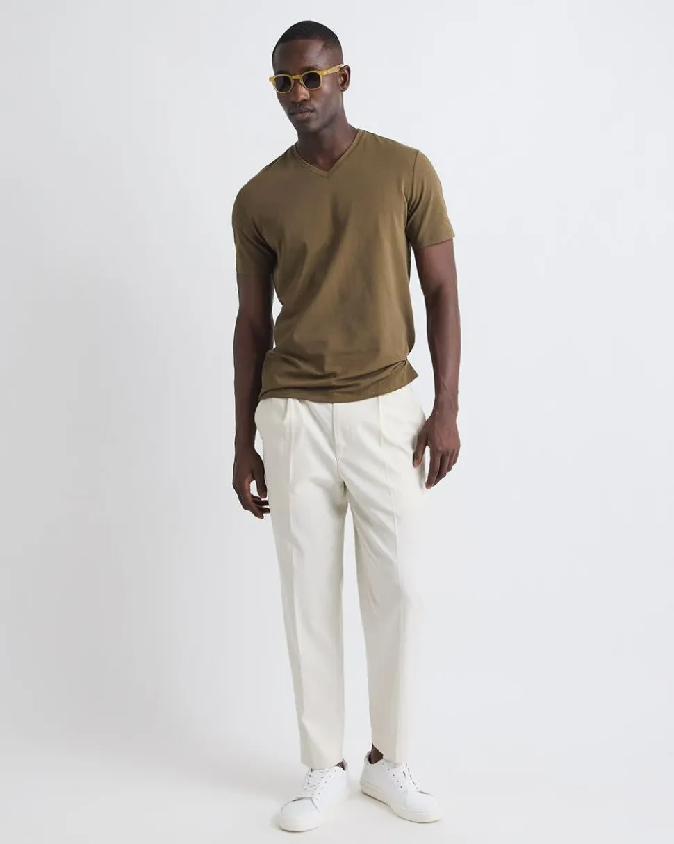 Solid Supima (R) Cotton V-Neck T-Shirt