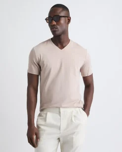Solid Supima (R) Cotton V-Neck T-Shirt