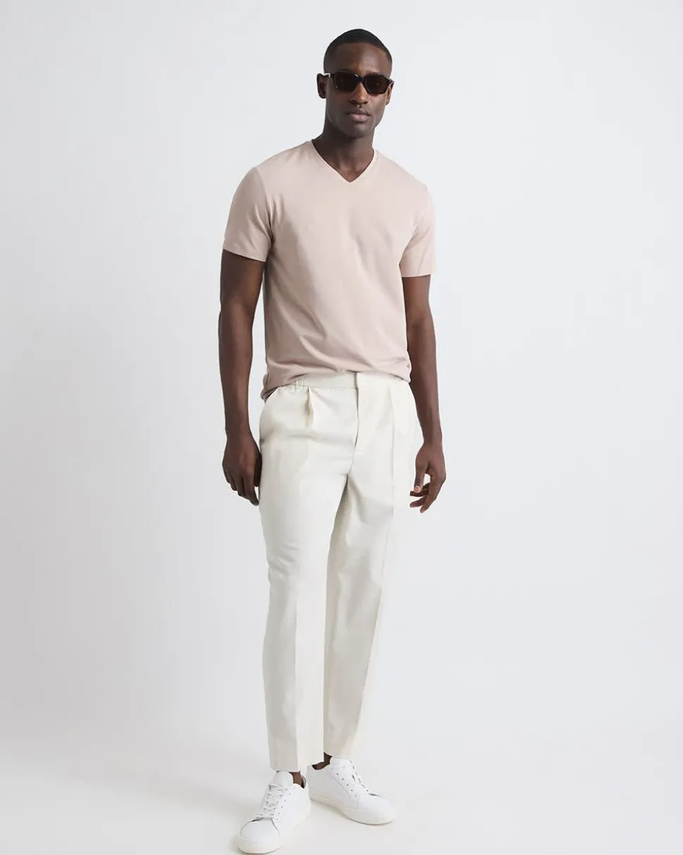 Solid Supima (R) Cotton V-Neck T-Shirt