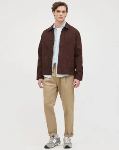 Solid Twill Overshirt