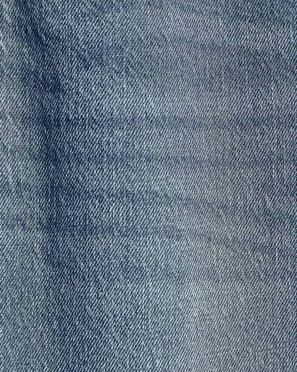 Straight Slim-Leg High-Rise Jeans