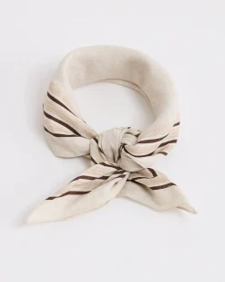 Striped Linen Neckerchief