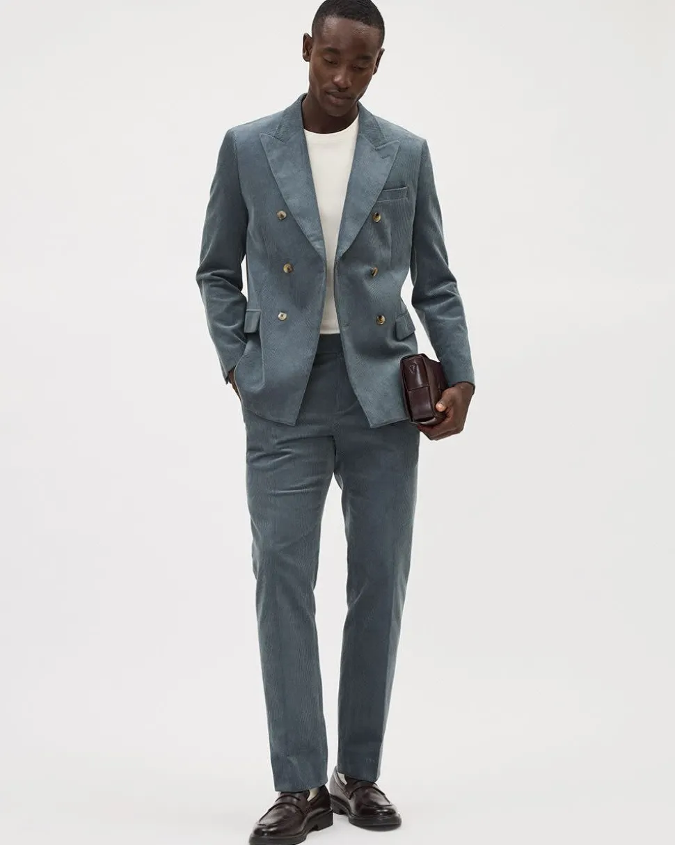 Tailored-Fit Corduroy Suit Pant